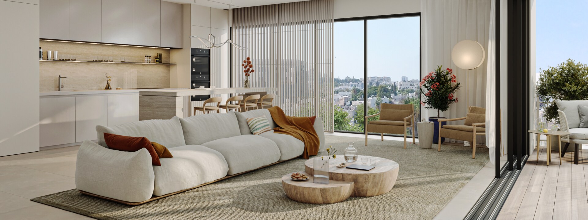 New 3-room apartment in a boutique project near Park HaYarkon