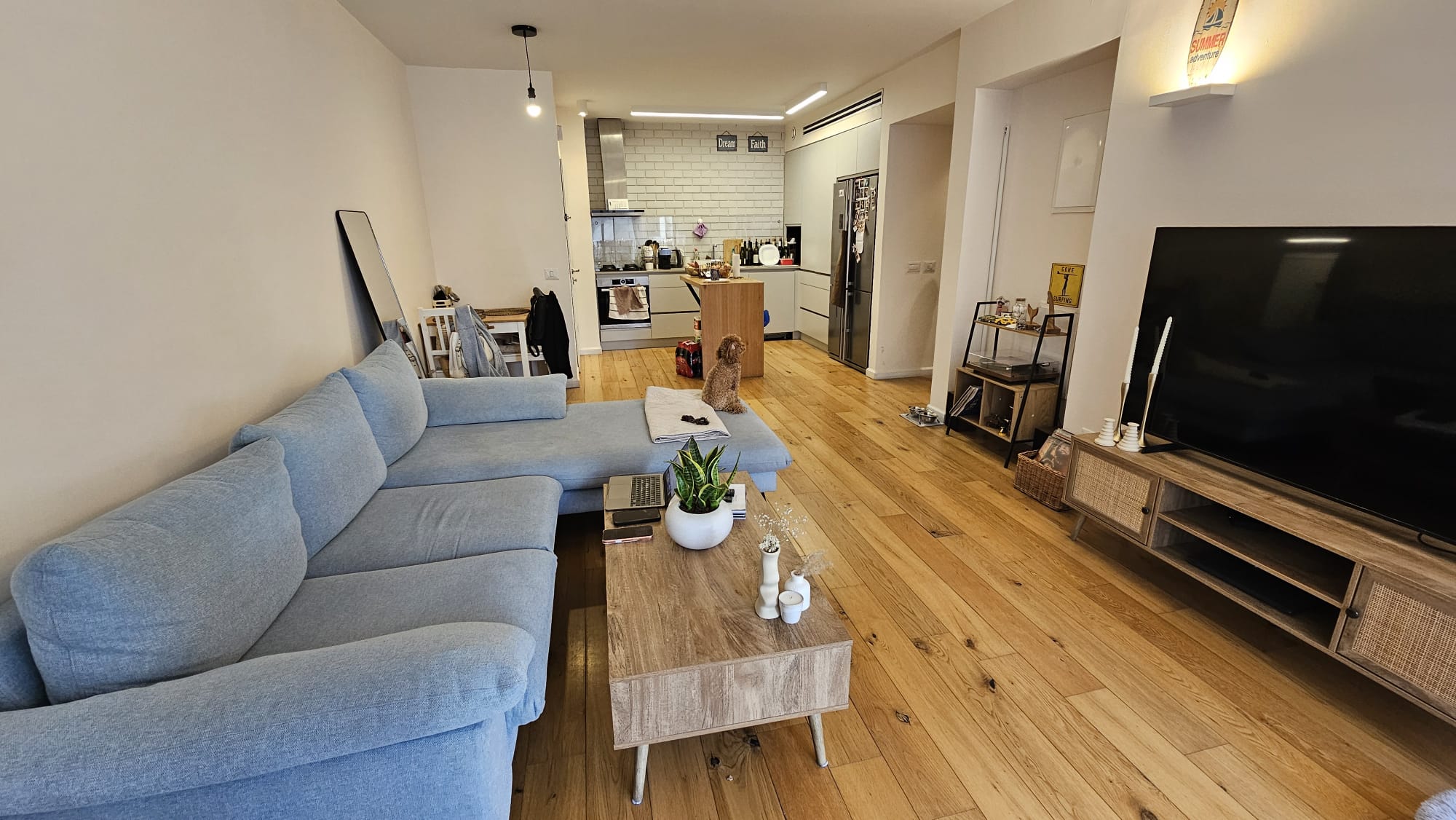 Architect-Designed 3-Room Apartment with Two Balconies in a New Building in Noga, Jaffa