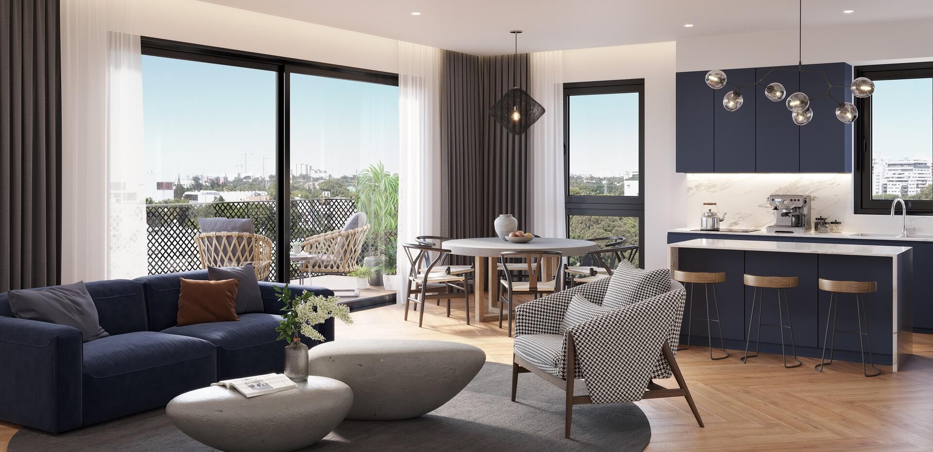 Last 4-room apartment in a boutique project near Kikar HaMedina