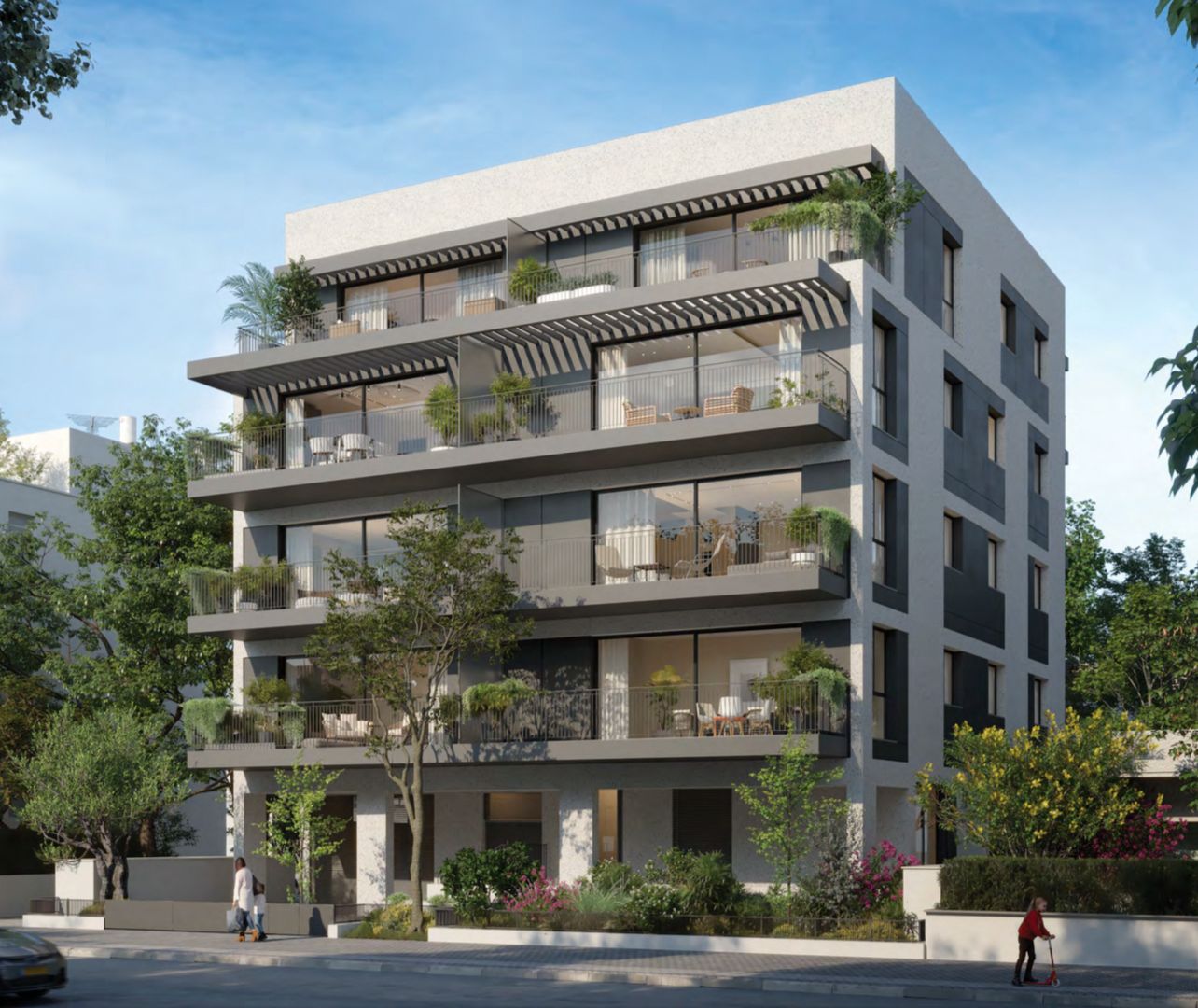 New-Build Five Room Apartment with Large Balcony, Old North