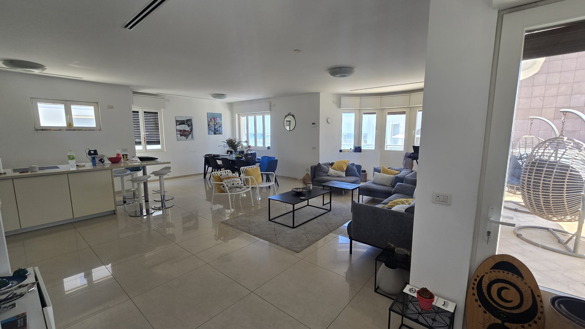 For Rent | Impressive 5-Room Apartment with Sea-View Balconies on HaYarkon Street