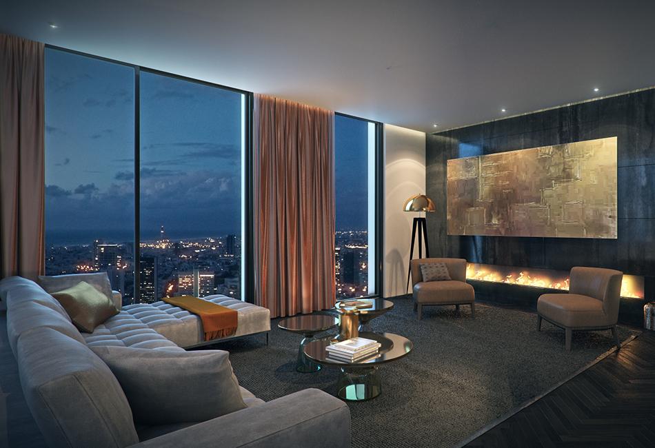 IN A NEW GINDI PROJECT A NEW APT WITH PARKING AND LARGE BALCONY